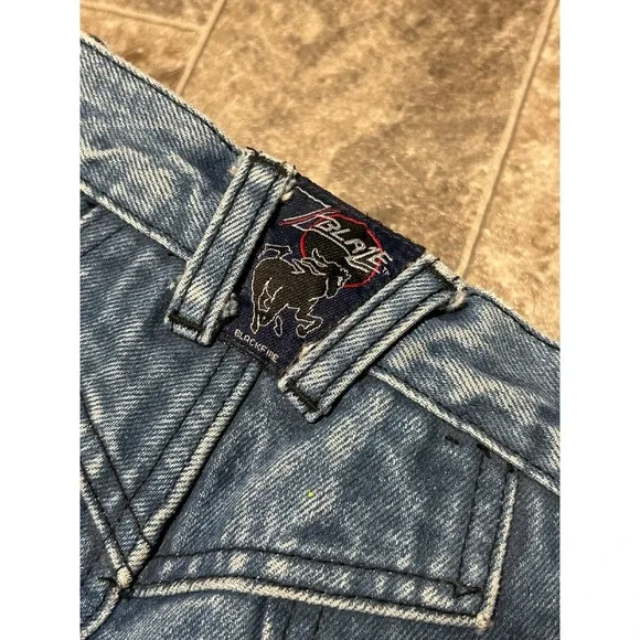 Vintage High Waist Mom Jeans Denim Blue 90s Style Size 25 ZBlaze Z Blaze Jeans - Picture 7 of 8